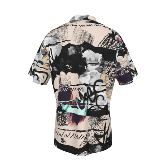Place Your Print Men's Hawaiian Shirt With Button Closure