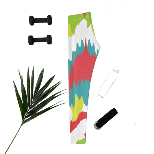 PLACE YOUR PRINT ON THE WORLD Sky Dye Leggings