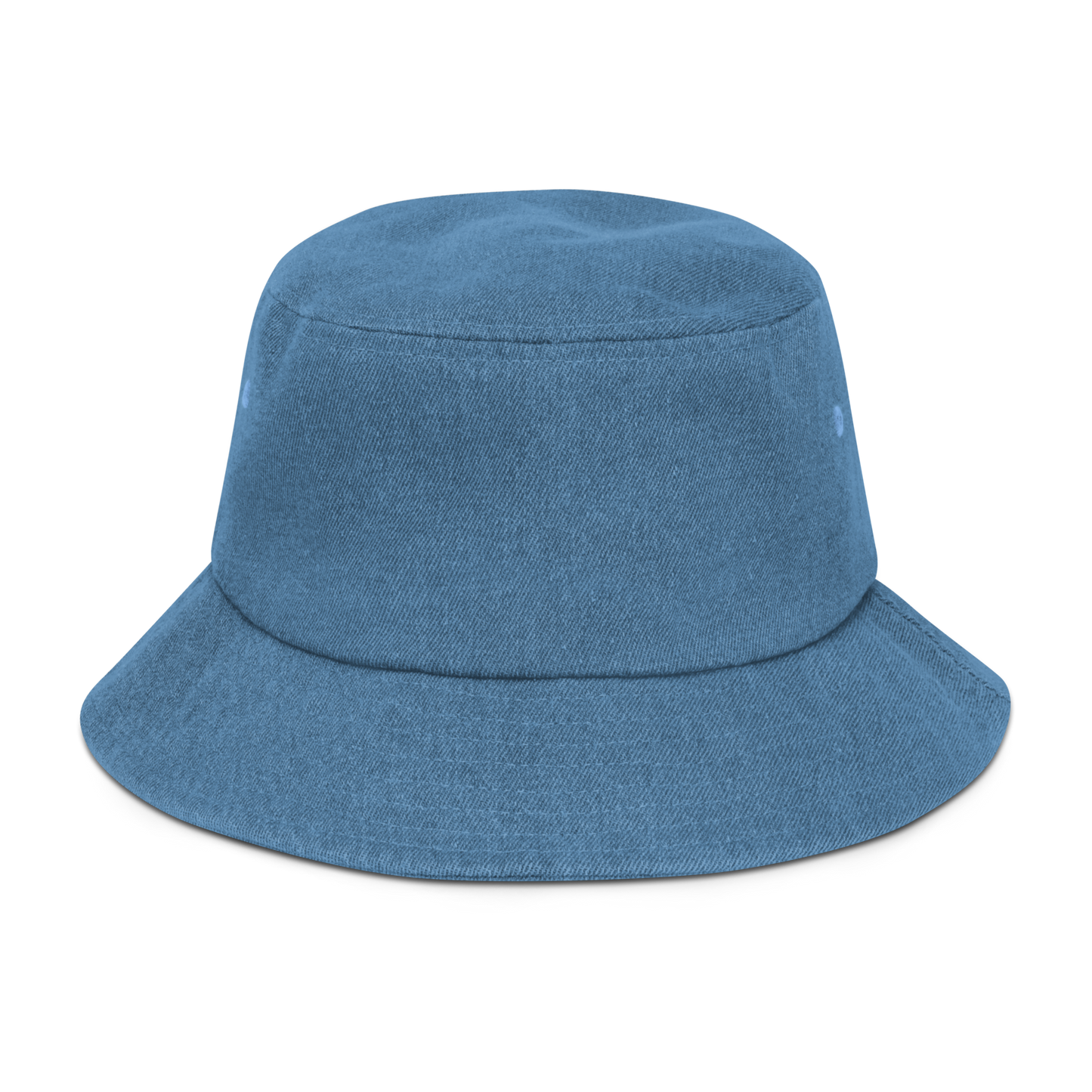 Place Your Print On The World Denim bucket hat