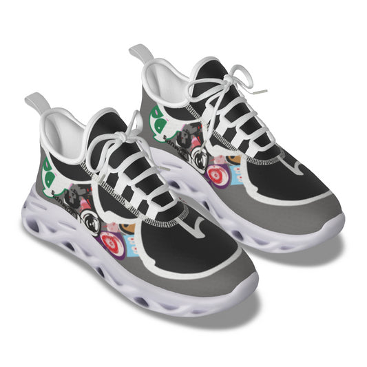 GOTB 2.0 (Skyscrapers) | Mesh Shoes | Midnight Grey Shoes