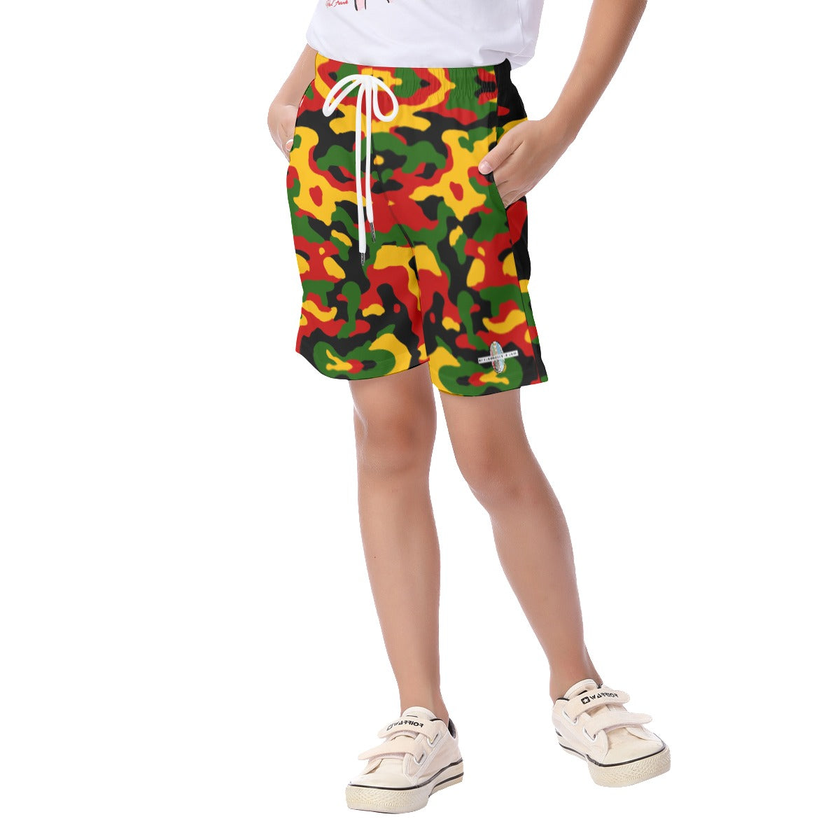 Kids Off The Block Camo Shorts (Afro)