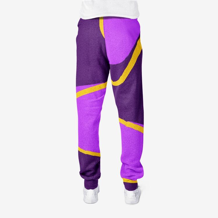 Place Your Print On The World Sweatsuits- Purple Thunder