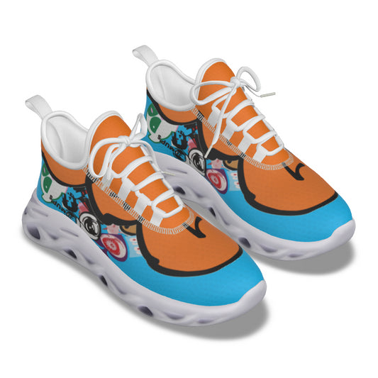 GOTB 2.0 (Skyscrapers) | Mesh Shoes | Aqua Orange Shoes