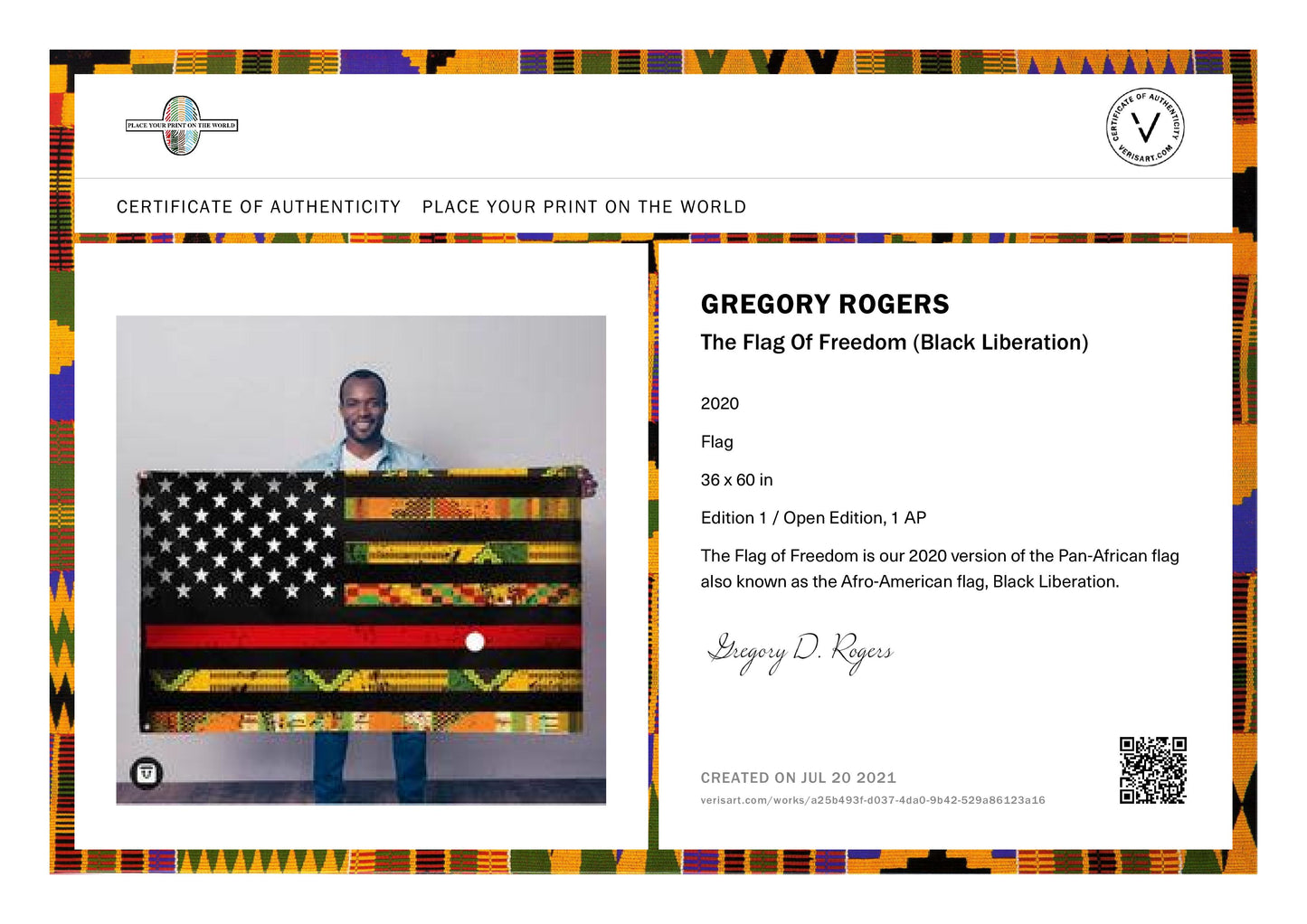 Flag Of Freedom | Black Liberation Flag | Sky Lyfe