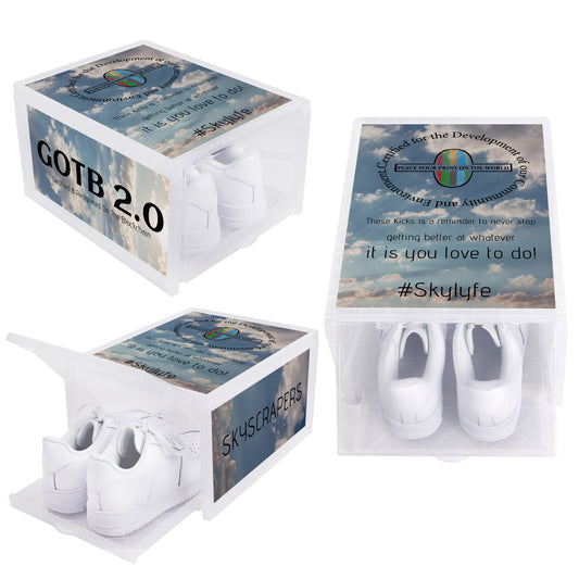 GOTB 2.0(Skyscrapers) | Plastic Shoe Container | Shoes Boxes