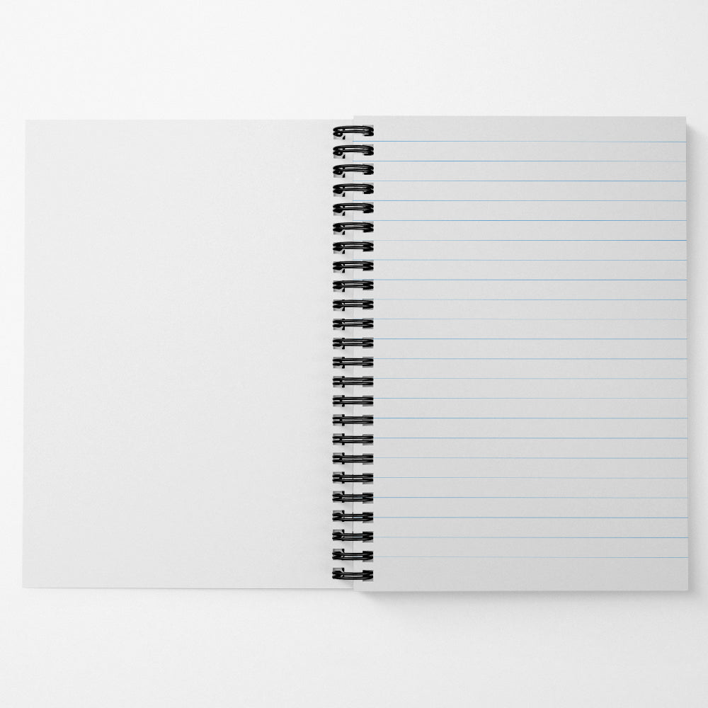 Custom 6"x8" Spiral Notebook - Ruled Paper
