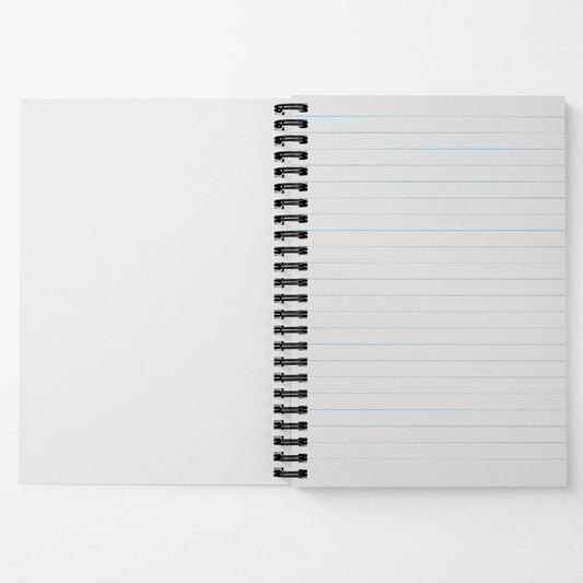 Custom 6"x8" Spiral Notebook - Ruled Paper