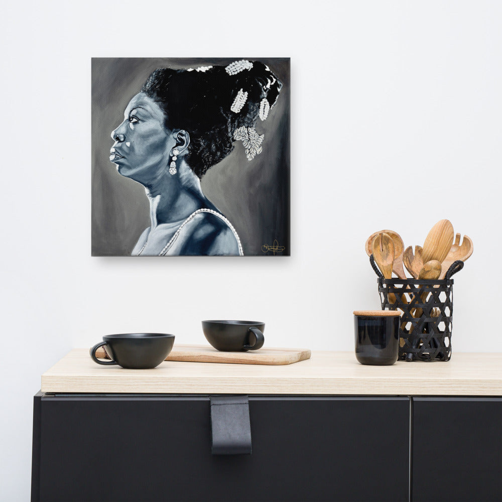 NINA SIMONE Canvas Print