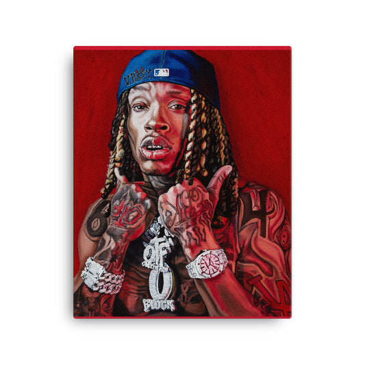 "VROY" KING VON CANVAS PRINT