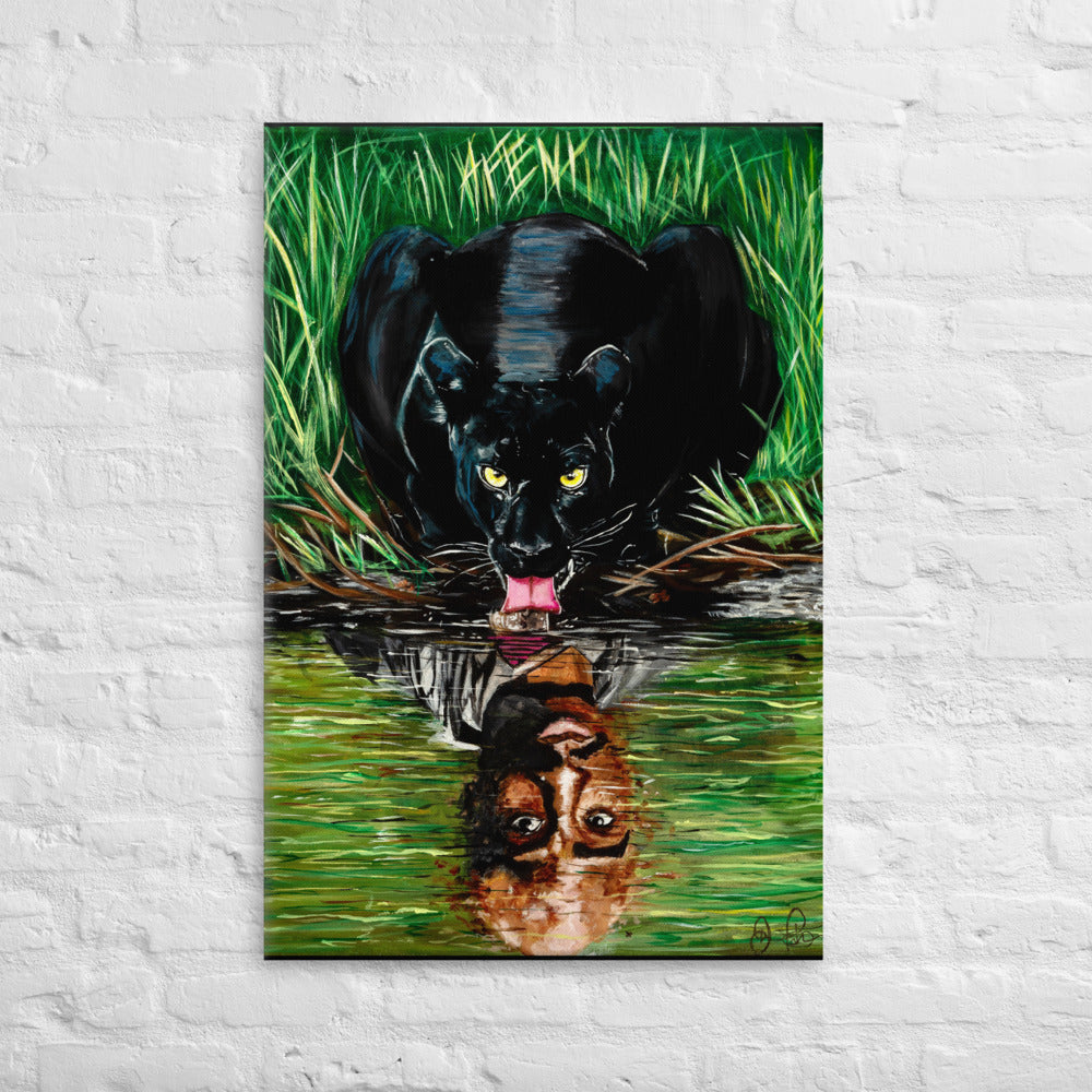 PANTHER POWER Canvas Print