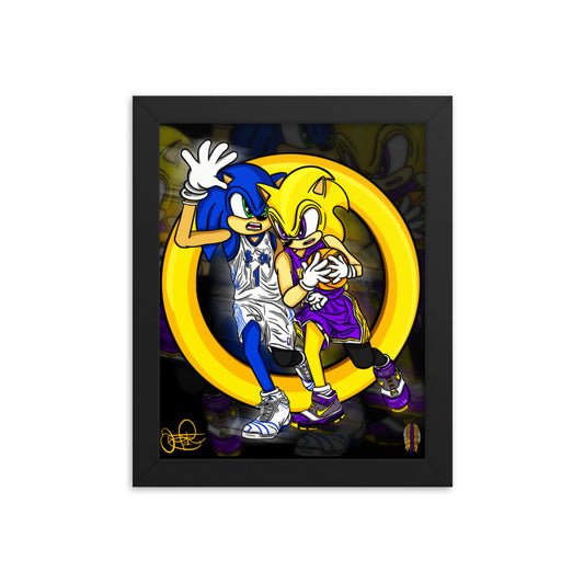 KOBE vs TMAC Framed poster