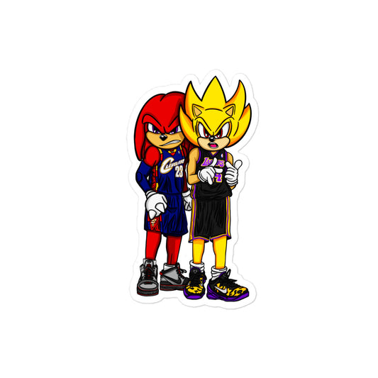 KOBE vs LeBRON Bubble-free sticker