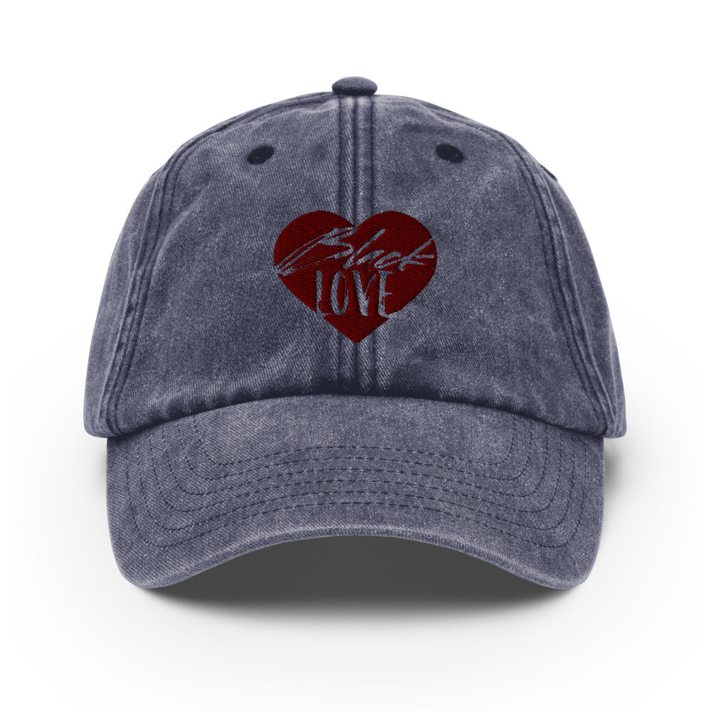 "BLACK LOVE" Vintage Krown Cap | Vintage Baseball Caps