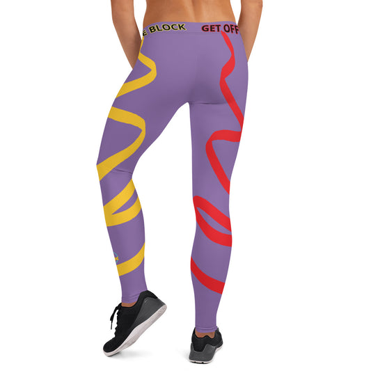 High Waist Leggings | Purple Tights | GET OFF THE BLOCK