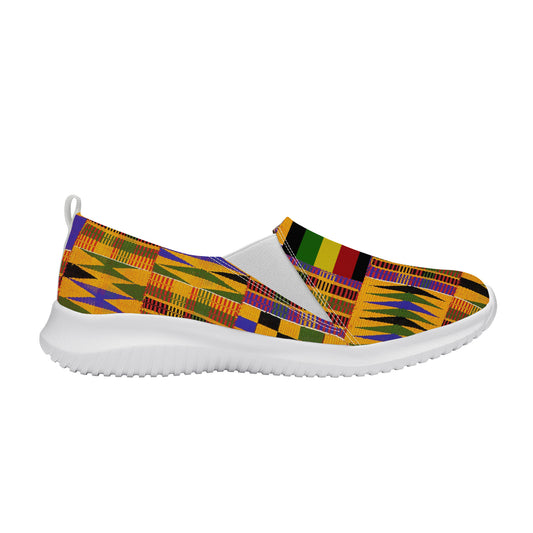 Black Make History Kente Women's Slip On Shoe | Women Sneakers