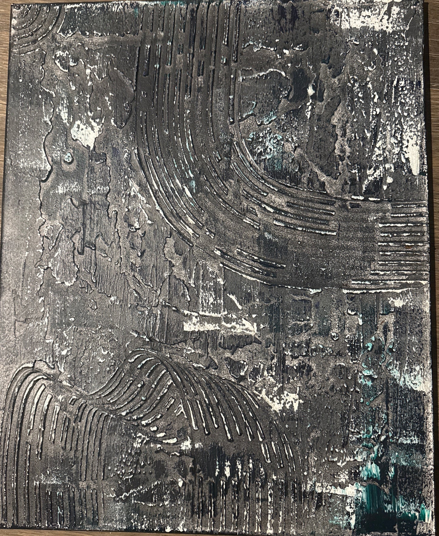 Untitled 16x20 Mixed media  2023 By Maya Mathesion