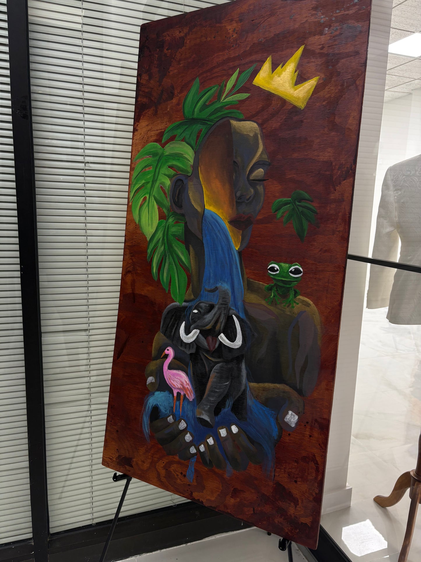 'Return To Earth' 48 x 24 Painting By: Tierra Scott Tee