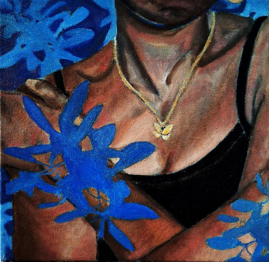 Untitled Beauty 4 By Brianna Pearson Size: 12 x 12 in. Oil paint on canvas
