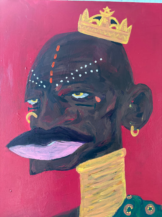 'Untitled' By Dominique Tull 24 x 30  Acrylic