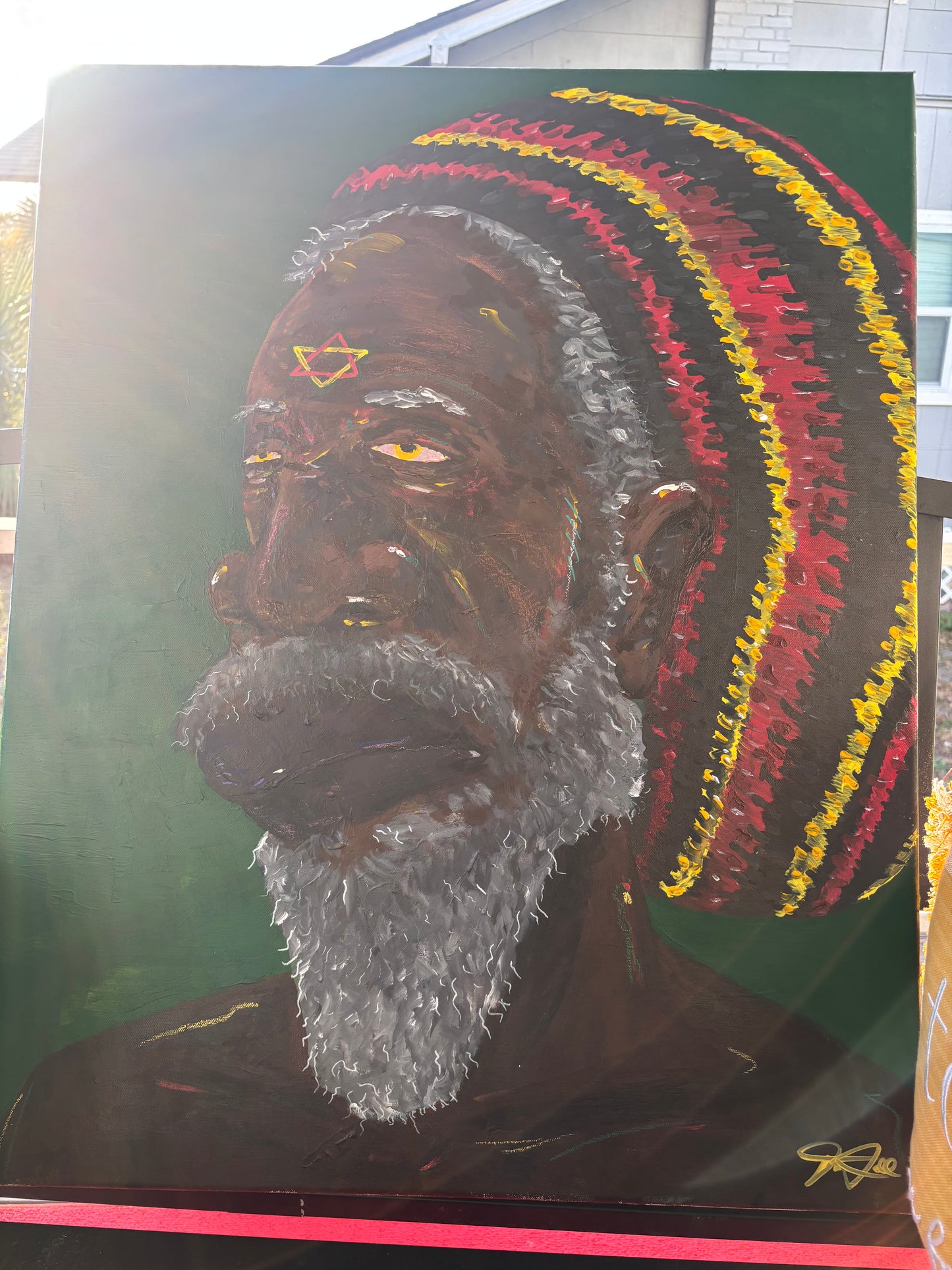“Son of Solomon”  By Dominique Tull 24 x 30 Acrylic