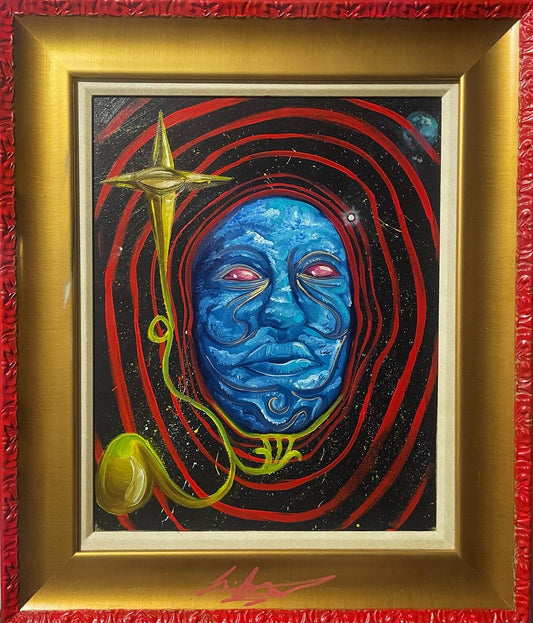 Untitled  Oil and Acrylic on Canvas  27”x23” 2025 by Levar Allen