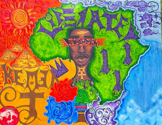 C Revolution By: Sydney 'Love' Foster 18x24 acrylic paint  2026