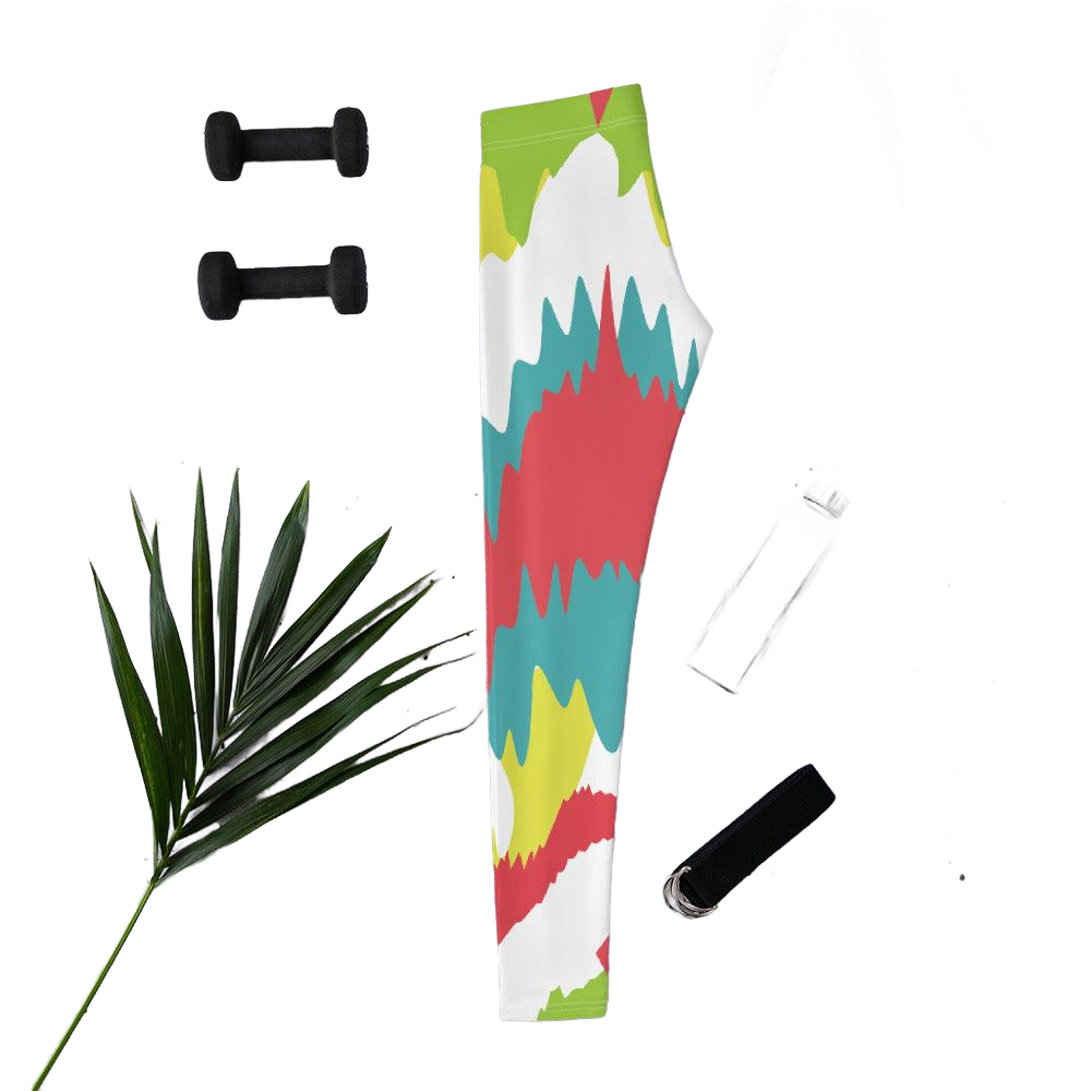 PLACE YOUR PRINT ON THE WORLD Sky Dye Leggings