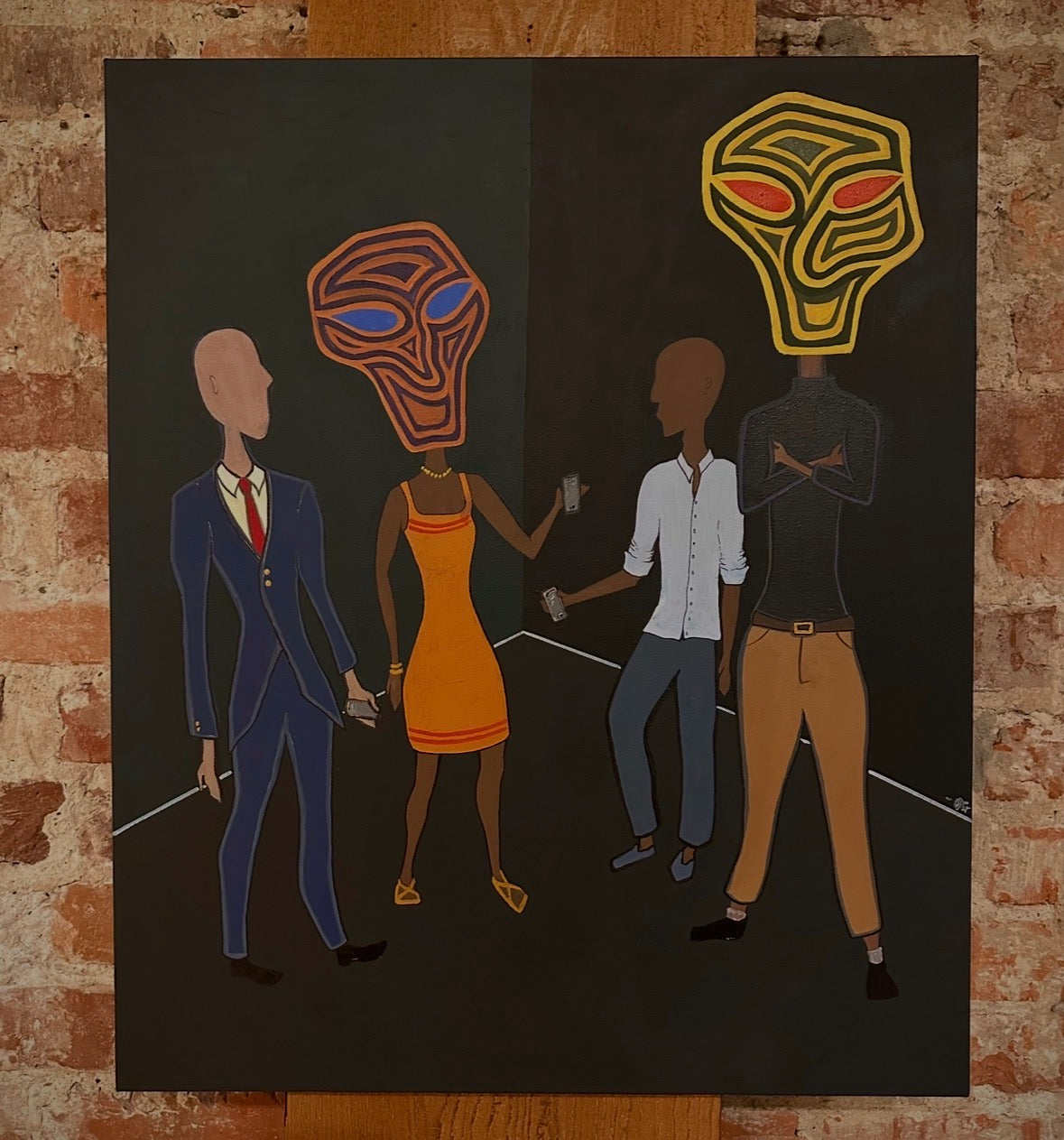 “Right place, Left early.” By: Sawyer  OG Marchetti  By 24x20 Acrylic 2026
