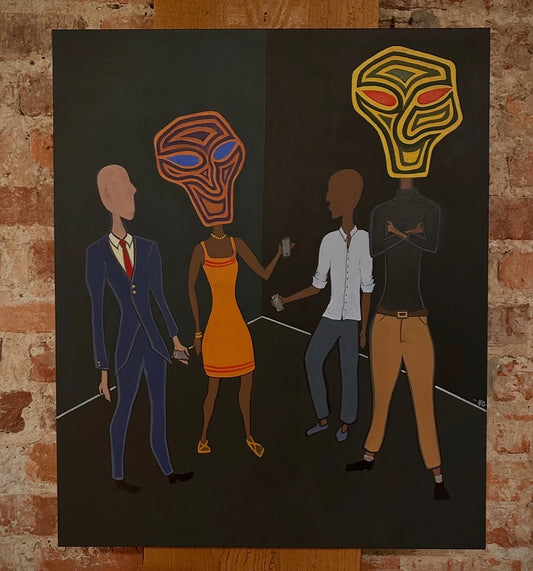 “Right place, Left early.” By: Sawyer  OG Marchetti  By 24x20 Acrylic 2026