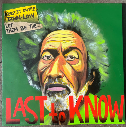 'Last To Know' By Tyler 'Smooth Gator' Mixed Media on Canvas Size: 30X30 inch