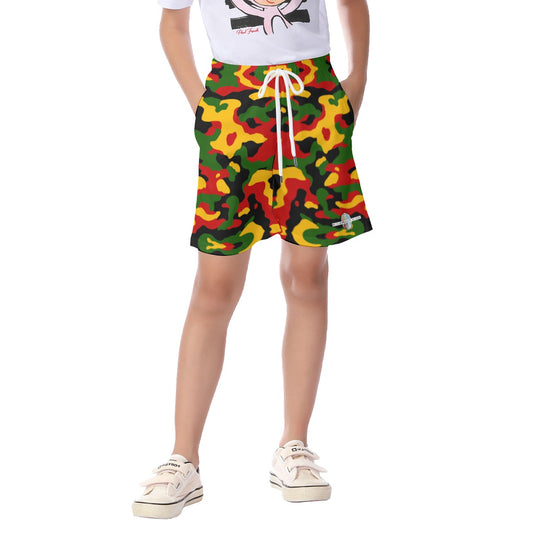 Kids Off The Block Camo Shorts (Afro)