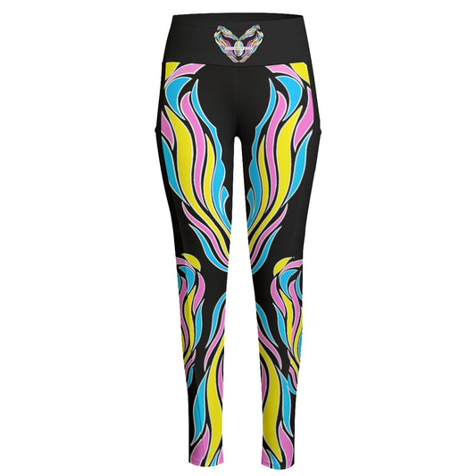 Place Your Print On The World Leggings With Side Pocket