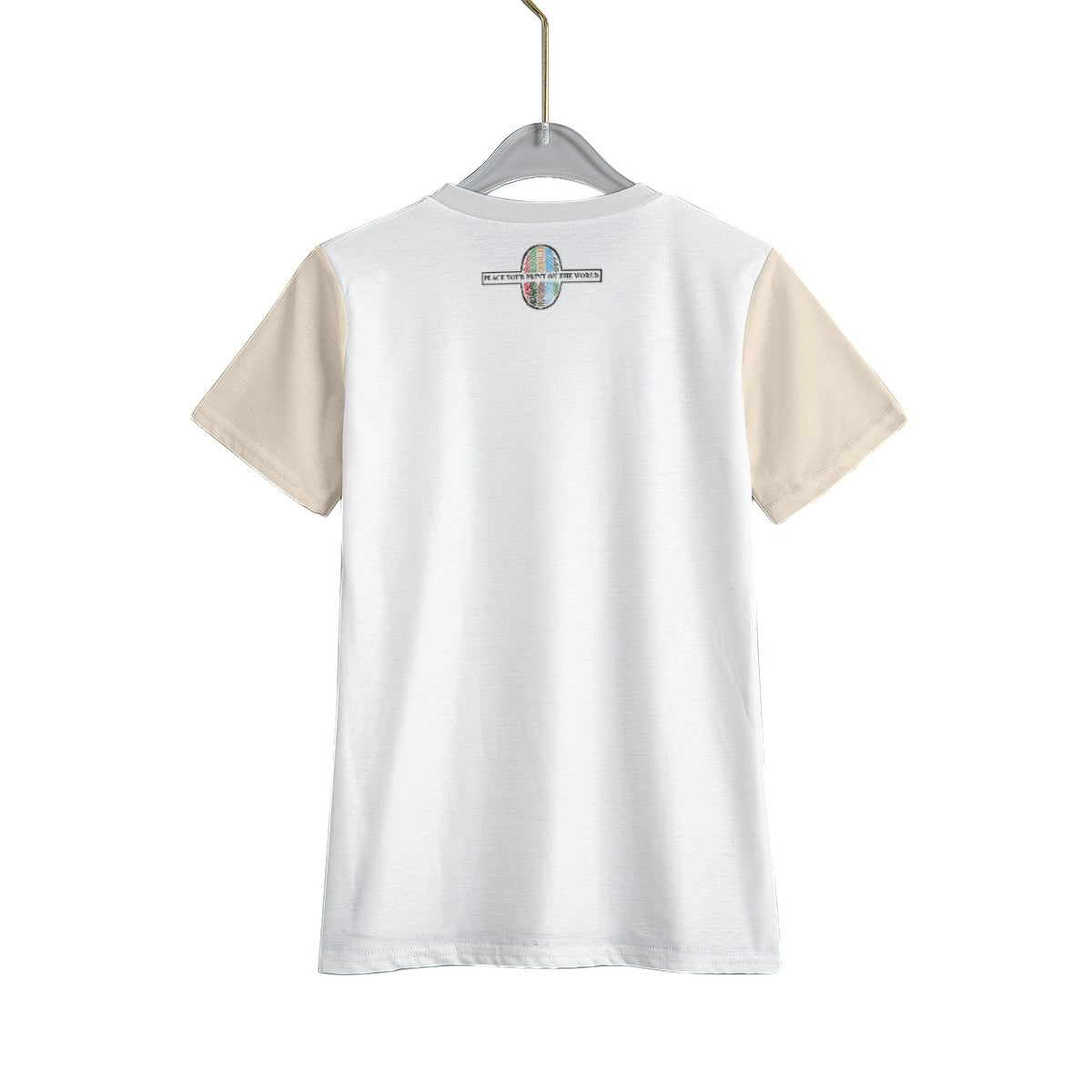Kids Off The Block Print  Sliver Tee