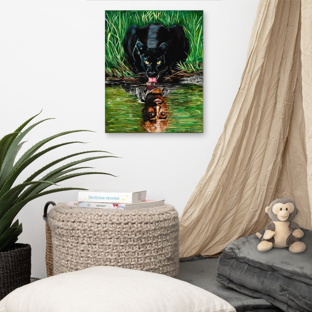 PANTHER POWER Canvas Print