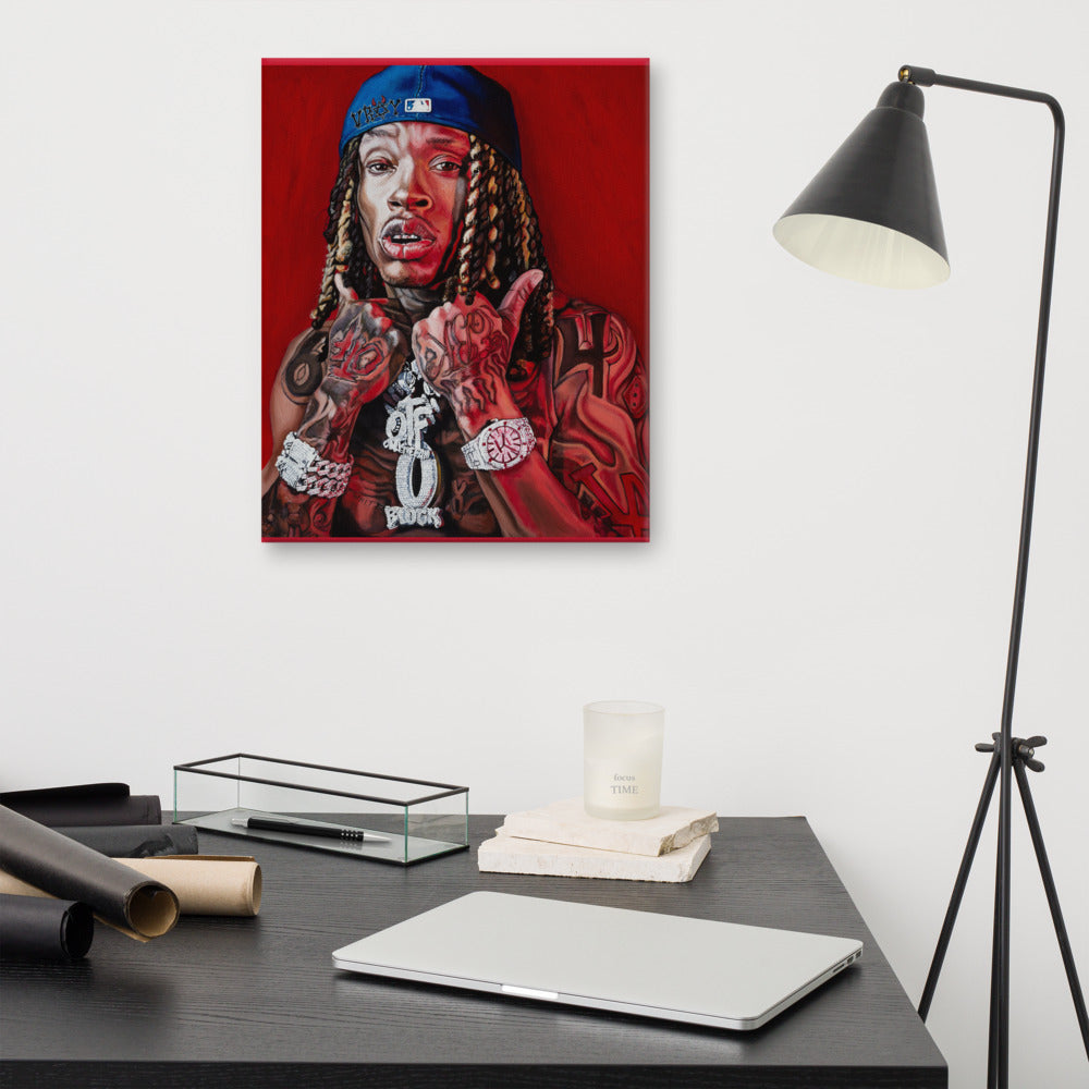 "VROY" KING VON CANVAS PRINT