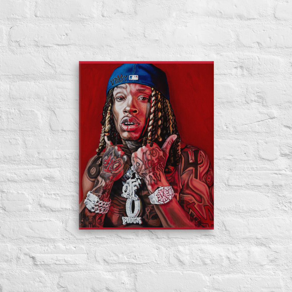 "VROY" KING VON CANVAS PRINT