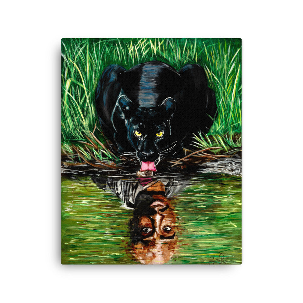 PANTHER POWER Canvas Print