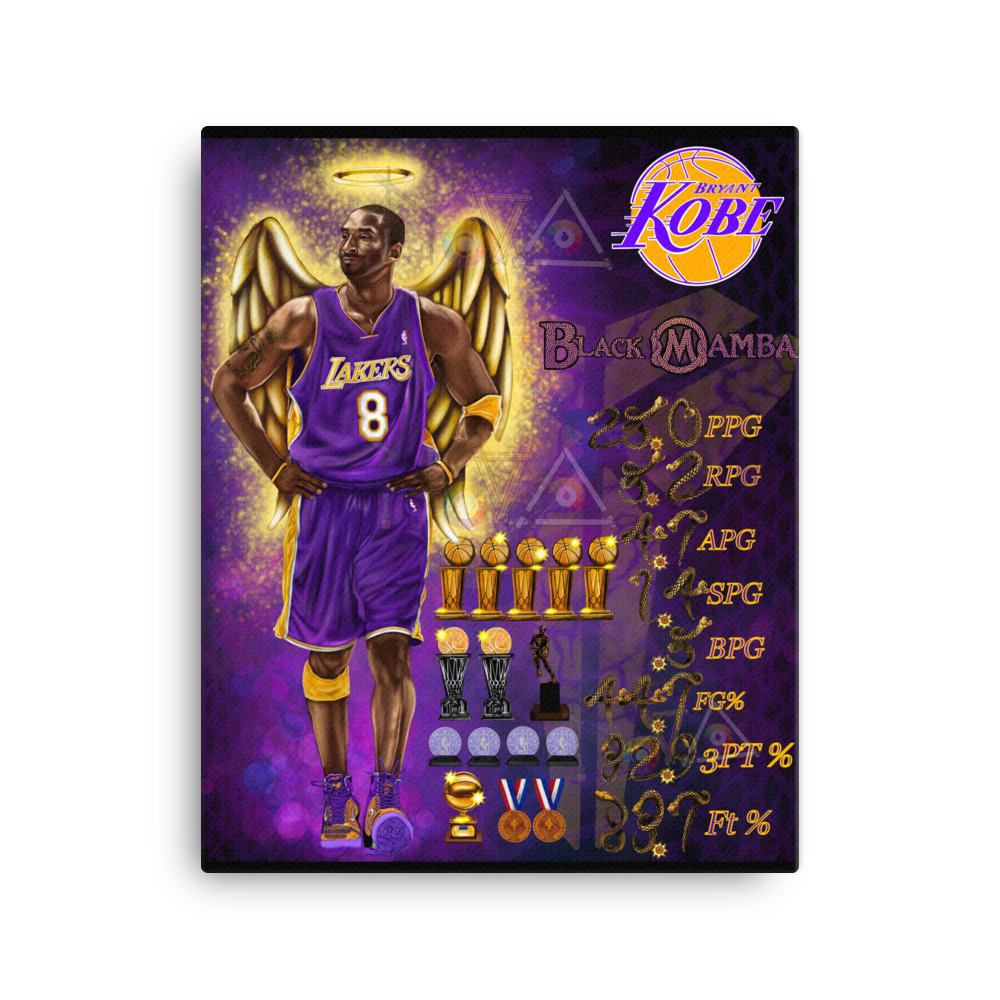 KOBE & GIANNA BRYANT Canvas Print Set
