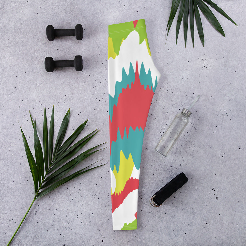 PLACE YOUR PRINT ON THE WORLD Sky Dye Leggings