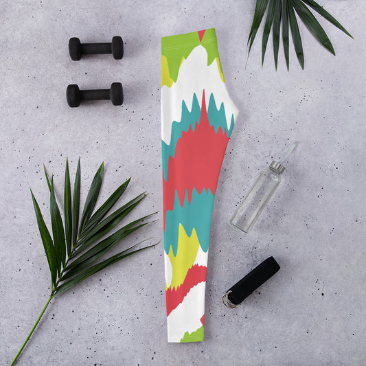 PLACE YOUR PRINT ON THE WORLD Sky Dye Leggings