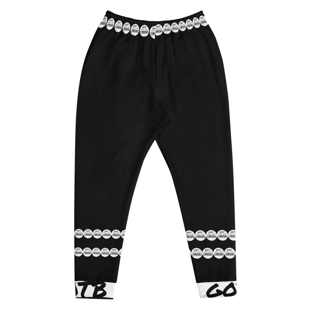 Tracksuits Bottoms - Black Joggers - GET OFF THE BLOCK 