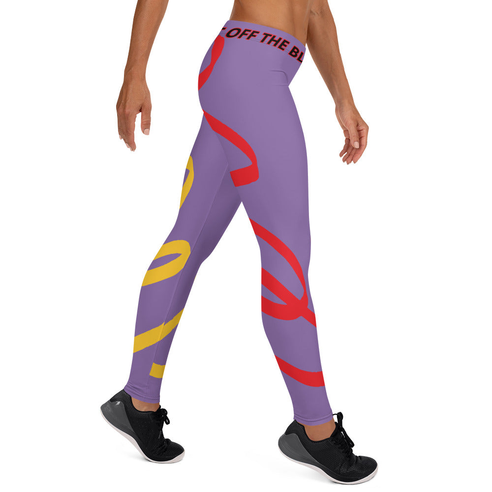 High Waist Leggings | Purple Tights | GET OFF THE BLOCK