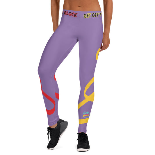 High Waist Leggings | Purple Tights | GET OFF THE BLOCK