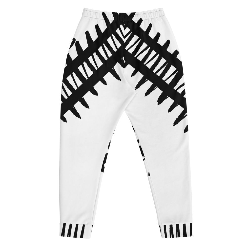 Tracksuits Bottoms - White Joggers - GET OFF THE BLOCK 