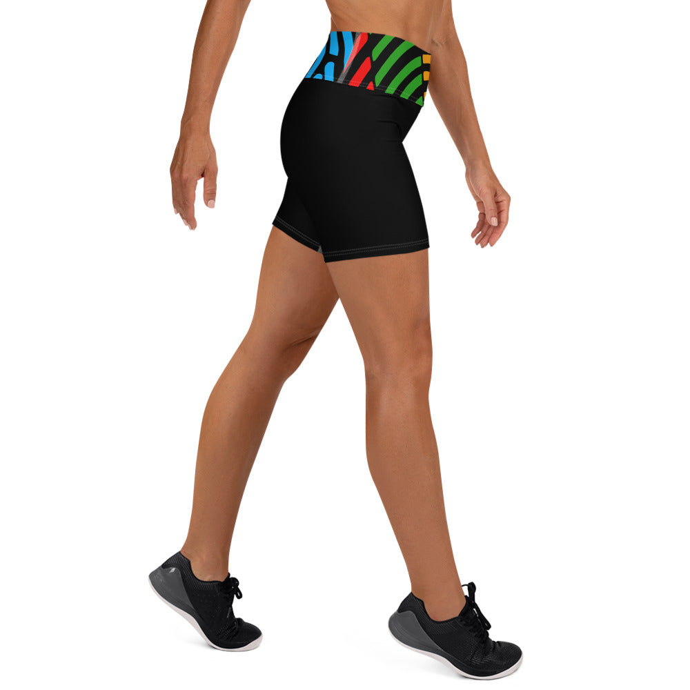 Yoga Shorts | High Waisted Yoga Shorts | Sky Lyfe