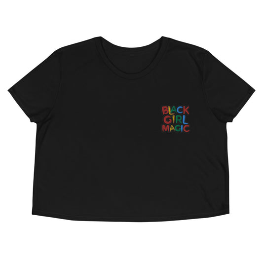 "BLACK GIRL MAGIC" Crop T-shirt for Women | Short Sleeve Tee